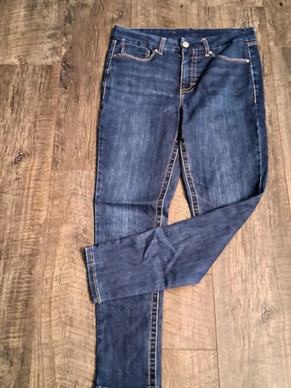 Seven 7 Skinny Jeans in Blue Waist 12 Like New